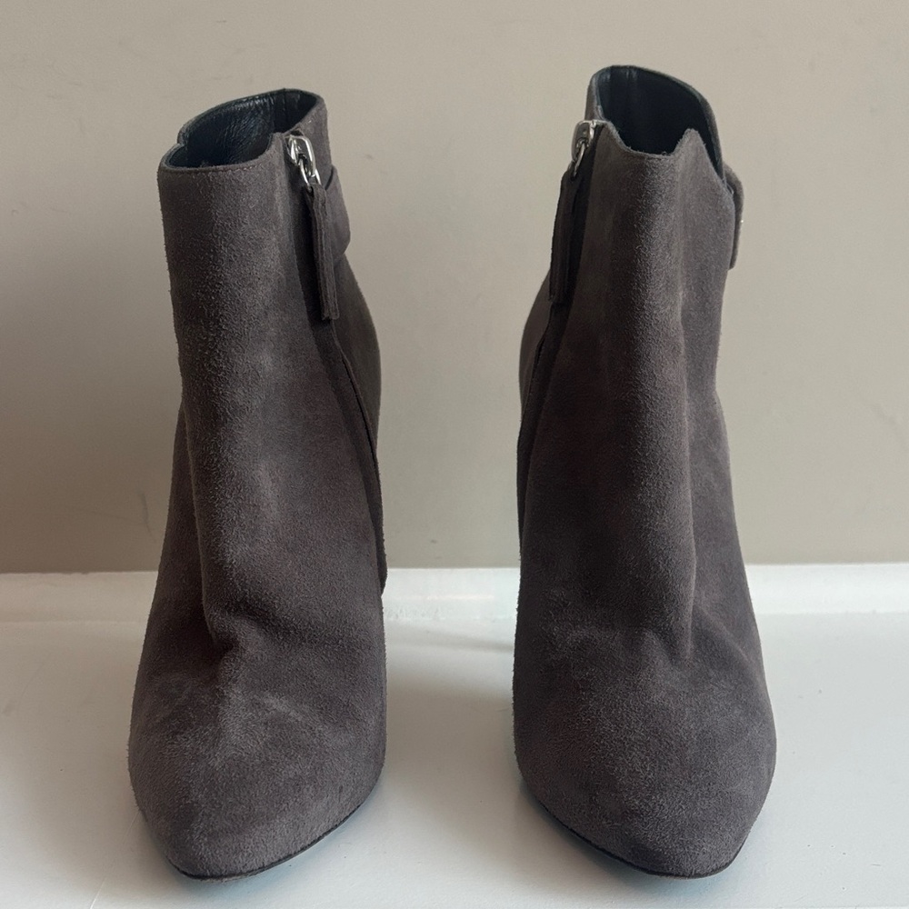 Giuseppe Zanotti Dark Suede Ankle Boots